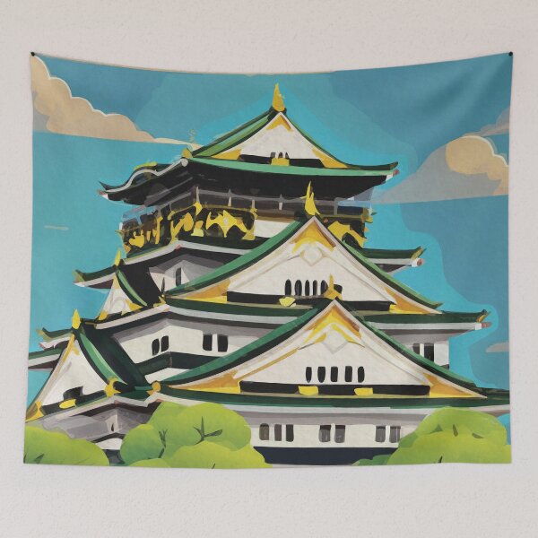 Item preview, Osaka Castle Summer in Japan designed and sold by TheJoeyStudio.