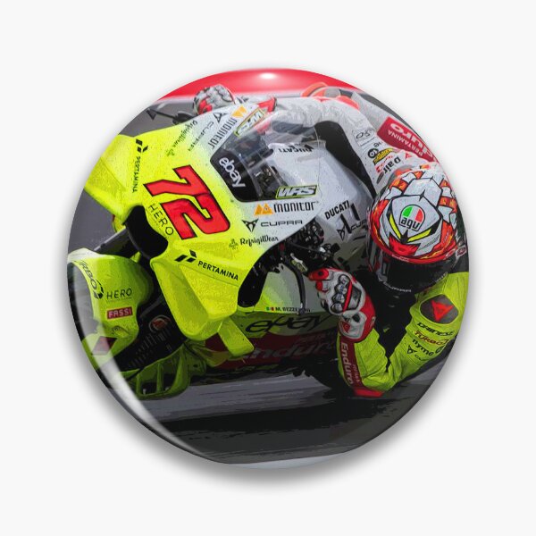 Item preview, Marco Bezzecchi racing his MotoGP motorcycle through the corners of Mugello abstract designed and sold by Rodissimus1984.