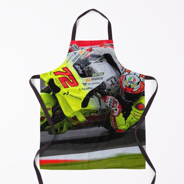 Item preview, Marco Bezzecchi racing his MotoGP motorcycle through the corners of Mugello abstract designed and sold by Rodissimus1984.