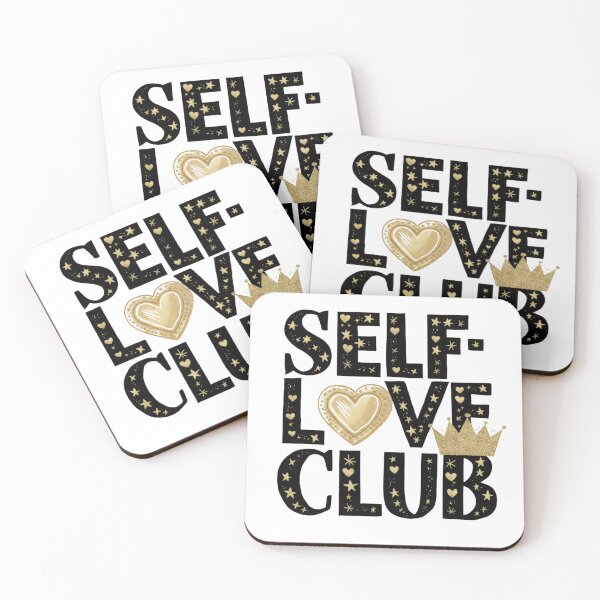Item preview, Empowering Self-Love Club T-Shirt: Bold Typography with Golden Accents designed and sold by Ajax90.