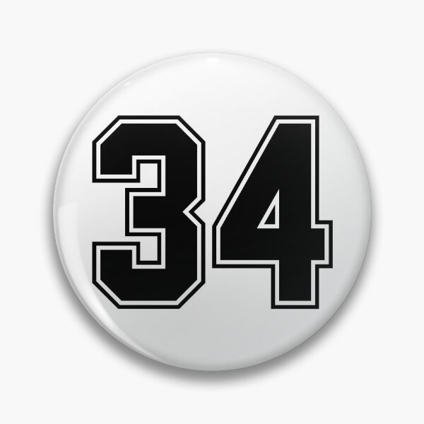 Item preview,  tRump Guilty - 34 felony counts - Number 34 (black on white) designed and sold by Thelittlelord.