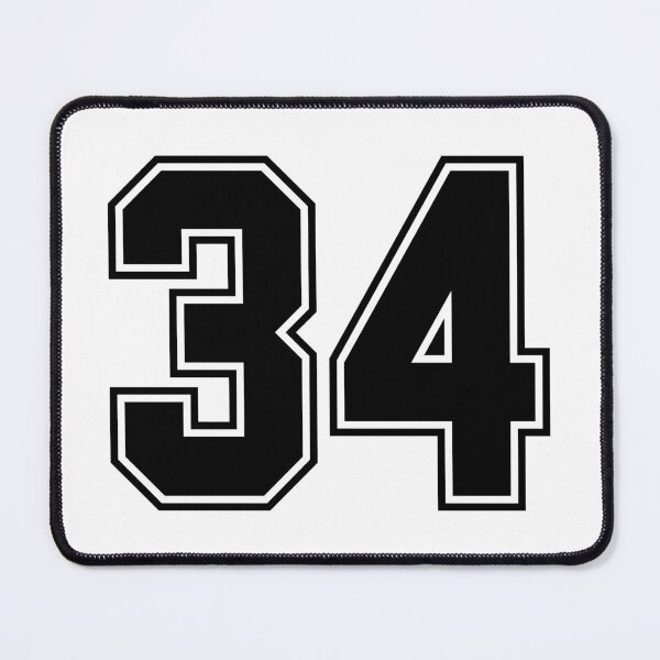 Item preview, tRump Guilty - 34 felony counts - Number 34 (black on white) designed and sold by Thelittlelord.