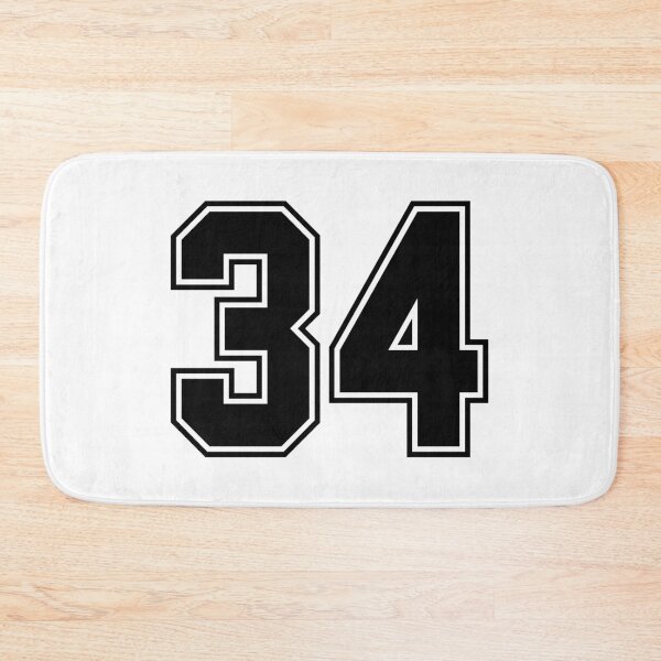 Item preview,  tRump Guilty - 34 felony counts - Number 34 (black on white) designed and sold by Thelittlelord.