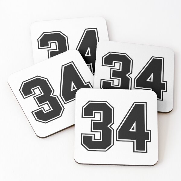 Item preview,  tRump Guilty - 34 felony counts - Number 34 (black on white) designed and sold by Thelittlelord.