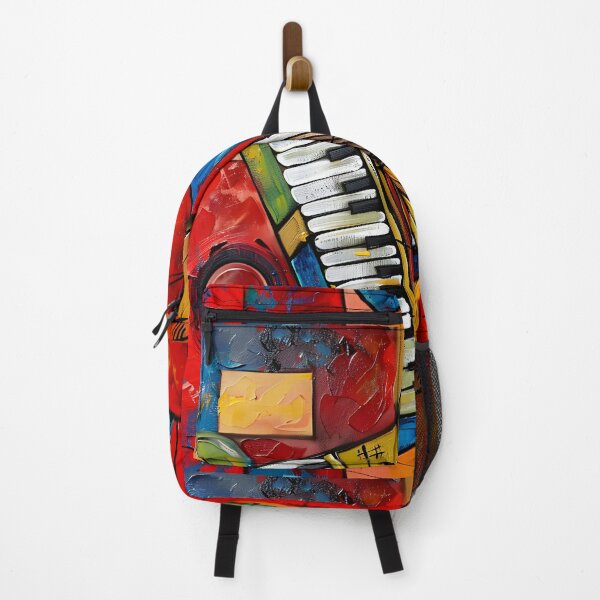 Item preview, Accordion Harmonic Musical Rhapsody - Vibrant Abstract Dynamic Composition Digital Art designed and sold by OlfactoART Studio.