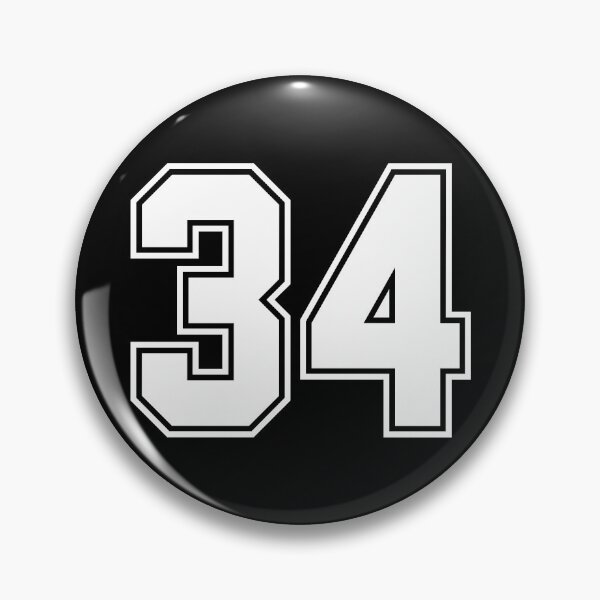Item preview, tRump Guilty - 34 felony counts - Number 34 (white on black) designed and sold by Thelittlelord.