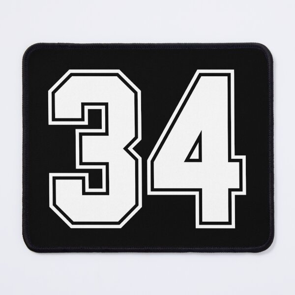 Item preview, tRump Guilty - 34 felony counts - Number 34 (white on black) designed and sold by Thelittlelord.