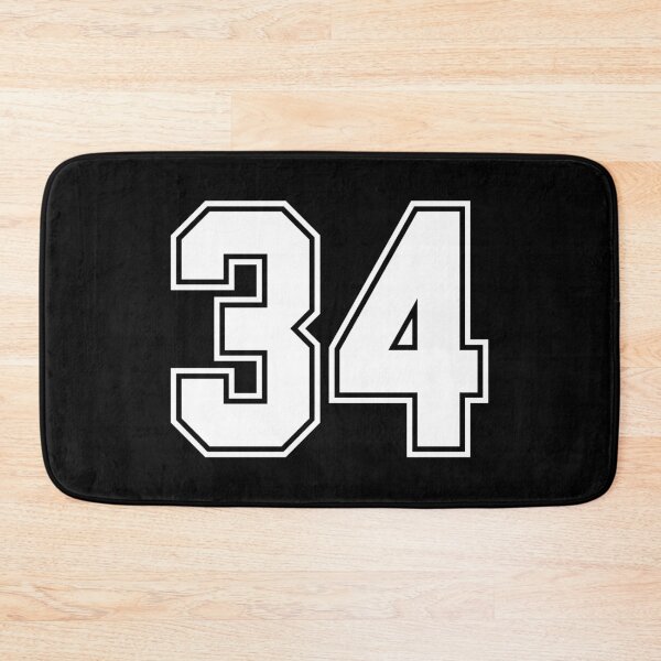 Item preview, tRump Guilty - 34 felony counts - Number 34 (white on black) designed and sold by Thelittlelord.