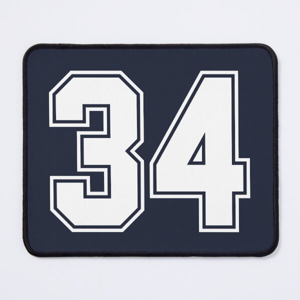 Item preview, tRump Guilty - 34 felony counts - Number 34 (white on blue) designed and sold by Thelittlelord.
