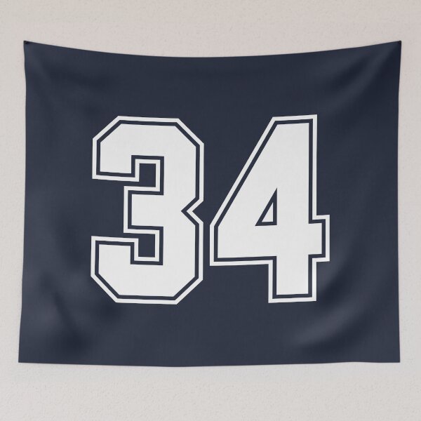 Item preview, tRump Guilty - 34 felony counts - Number 34 (white on blue) designed and sold by Thelittlelord.