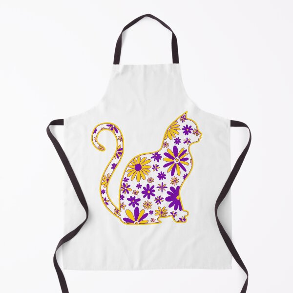 Item preview, Flower doodle cat LGBTQ+ Intersex Pride Flag designed and sold by JoyfulJen.