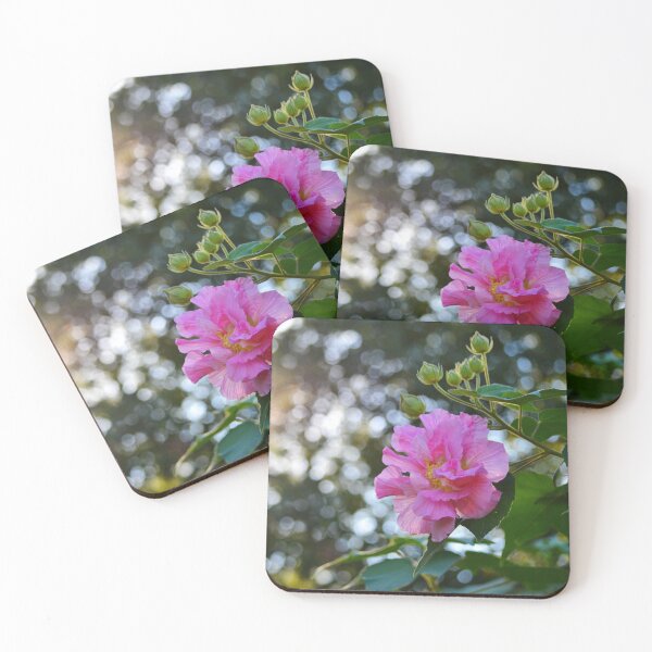 Item preview, Pink cotton rose flower photo designed and sold by CozyKTCat.