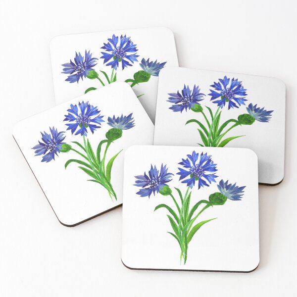 Item preview, Cornflowers flowers of Ukraine. Bouquet blue of cornflowers Petrykivka art  designed and sold by Sunflower-7.