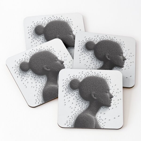 Item preview, Silhouette of ants 3 designed and sold by hhh-art.