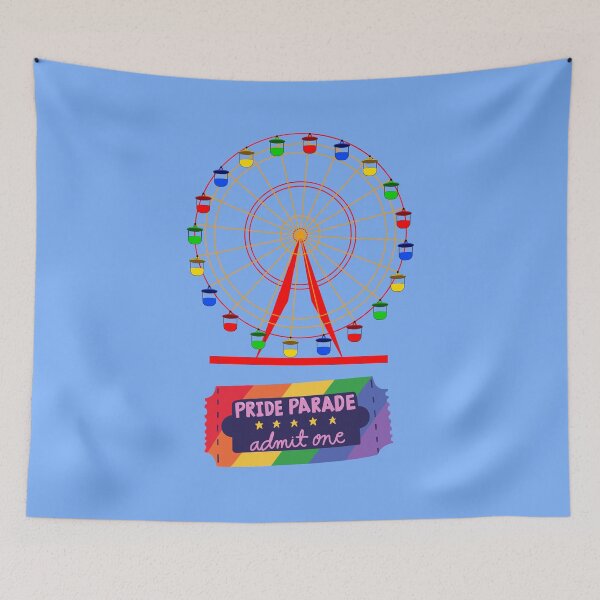 Item preview, Pride parade ticket designed and sold by seahorse crossing.