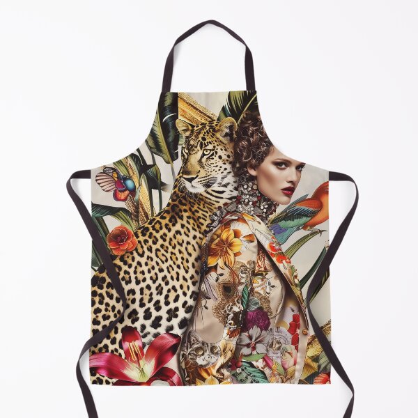 Item preview, "Fashion Mosaic, Leopard vibes" designed and sold by MacroArtHub.