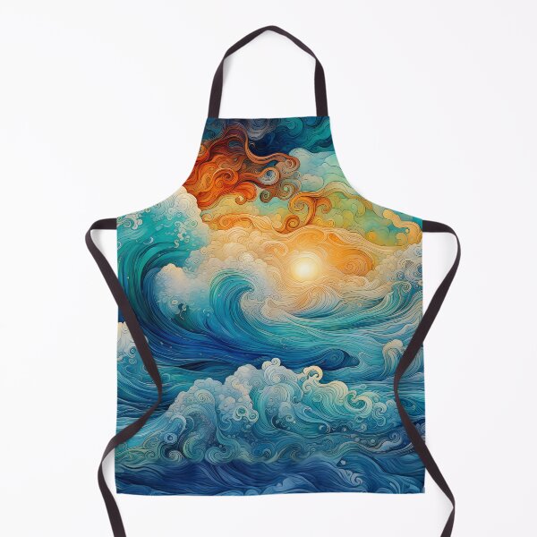 Item preview, Great Waves at Sunrise designed and sold by SirLeeTees.