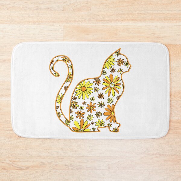 Item preview, Flower doodle cat LGBTQ+ Maverique Pride Flag designed and sold by JoyfulJen.