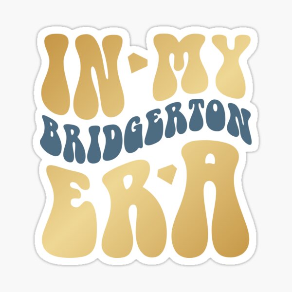 Aperçu de l'œuvre Dans mon époque Bridgerton Bridgeton Blue Netflix créée et vendue par KamiTrendz.