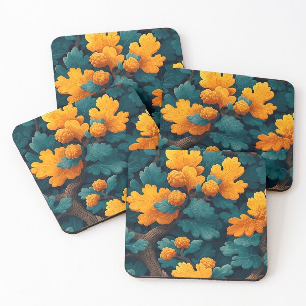 Item preview, Oak Leaves and Acorns Seamless Pattern: Vector Art designed and sold by Mauro  Brito.