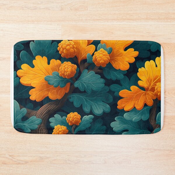 Item preview, Oak Leaves and Acorns Seamless Pattern: Vector Art designed and sold by Mauro  Brito.