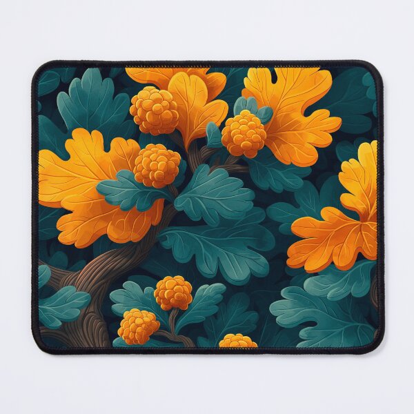 Item preview, Oak Leaves and Acorns Seamless Pattern: Vector Art designed and sold by Mauro  Brito.