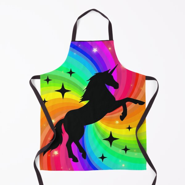 Item preview, Unicorn With Rainbow Squirl Background designed and sold by RedPumpFlash.