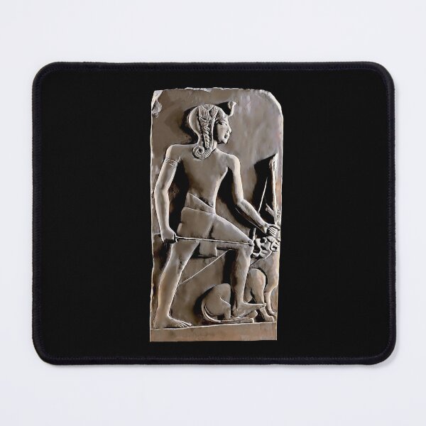Item preview, Young Rameses II with bow, and arrow, grasping the mane of a lion. (Or the god Shed) (2) designed and sold by DotorEaon.
