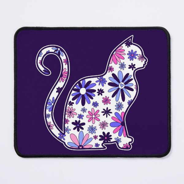 Item preview, Flower doodle cat LGBTQ+ Omnisexual Pride Flag designed and sold by JoyfulJen.
