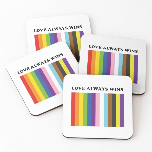 Item preview, Progressive pride Love Always Wins designed and sold by Inspirationmotivation.