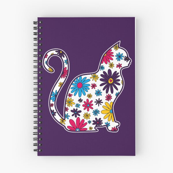 Item preview, Flower doodle cat LGBTQ+ Polyamory Pride Flag designed and sold by JoyfulJen.