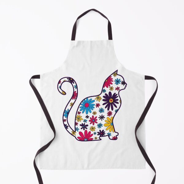 Item preview, Flower doodle cat LGBTQ+ Polyamory Pride Flag designed and sold by JoyfulJen.