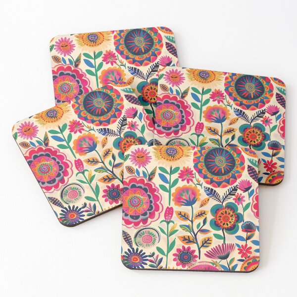 Item preview, Folk Blooms designed and sold by Ellimade.