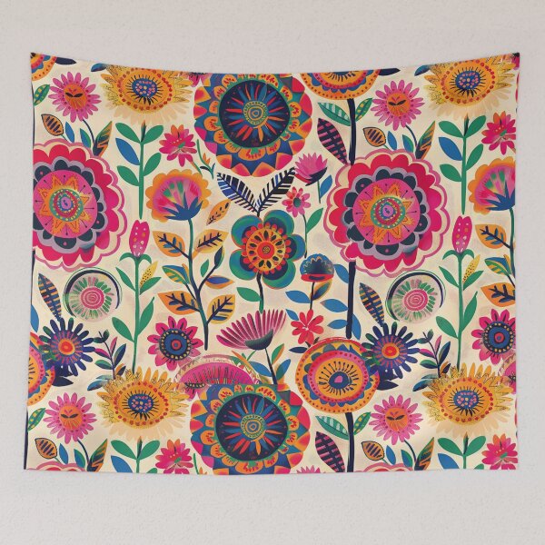 Item preview, Folk Blooms designed and sold by Ellimade.