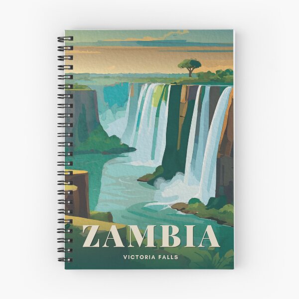 Item preview, Victoria Falls nature landscape Zambia designed and sold by TheJoeyStudio.