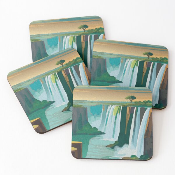 Item preview, Victoria Falls nature landscape Zambia designed and sold by TheJoeyStudio.