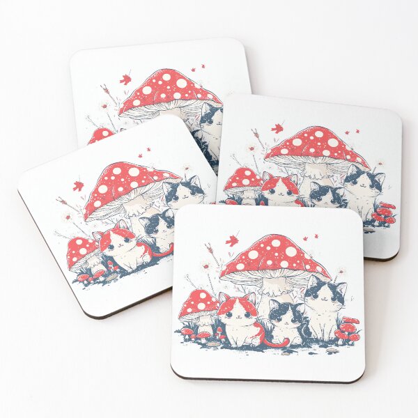Item preview, Cap-Clad Kitties designed and sold by Stillness store.