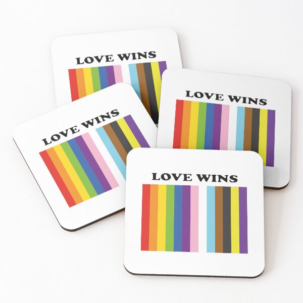 Item preview, Progressive pride Love Wins  designed and sold by Inspirationmotivation.
