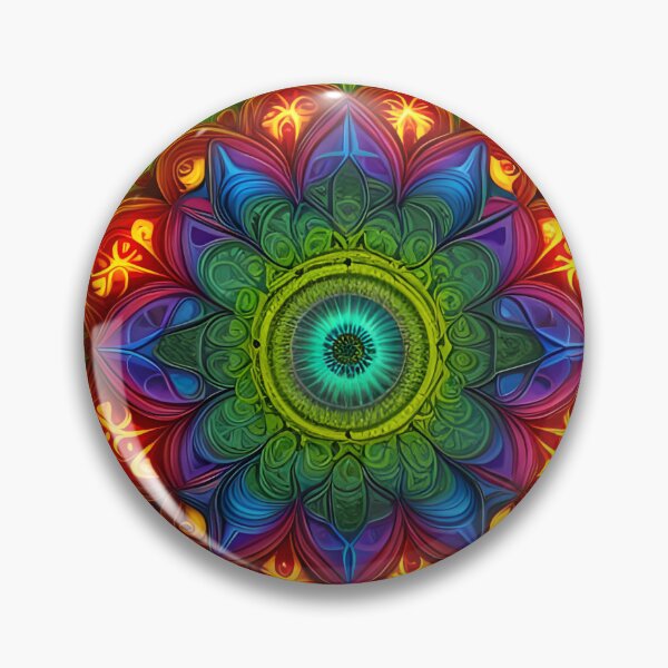 Item preview, Nature Mandala with Bright Colors designed and sold by MandalasShops.