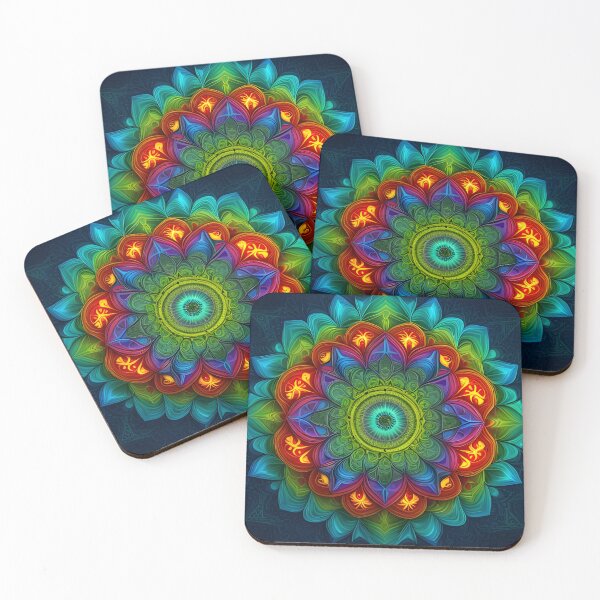Item preview, Nature Mandala with Bright Colors designed and sold by MandalasShops.