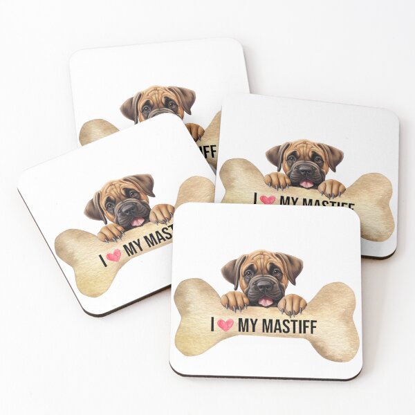 Item preview, I Love My Mastiff designed and sold by TheAnimalZ00.