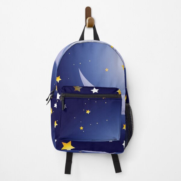 Item preview, Moonlit Serenity: Night Scene with Moon and Stars designed and sold by hjian8219.