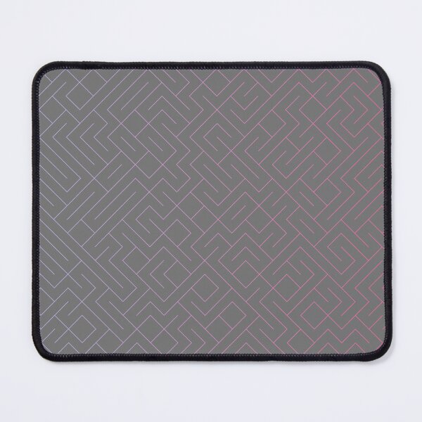 Item preview, Purple Pink Transition Symmetrical Labyrinth Grey Maze designed and sold by Alchemy-A-La-G.