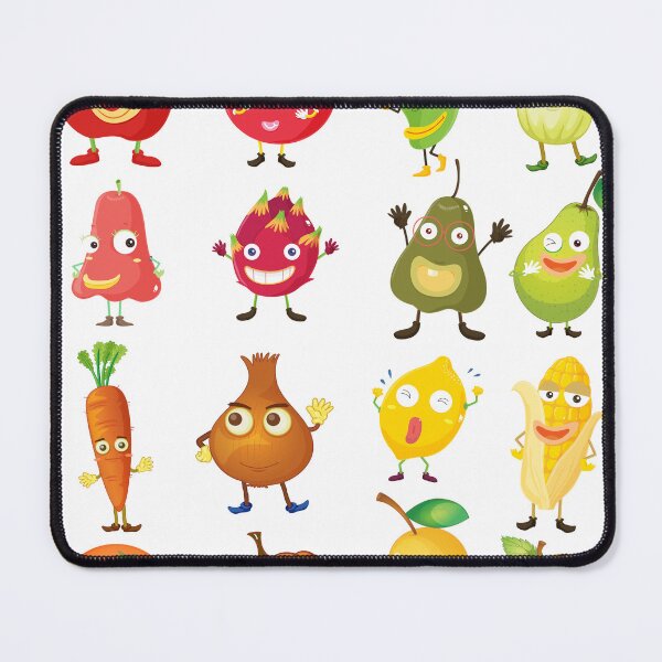 Item preview, Cheerful Produce: Fruit and Vegetable Face Illustrations designed and sold by hjian8219.