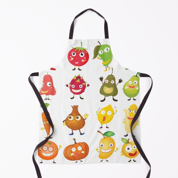 Item preview, Cheerful Produce: Fruit and Vegetable Face Illustrations designed and sold by hjian8219.