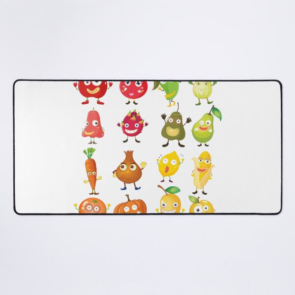 Item preview, Cheerful Produce: Fruit and Vegetable Face Illustrations designed and sold by hjian8219.