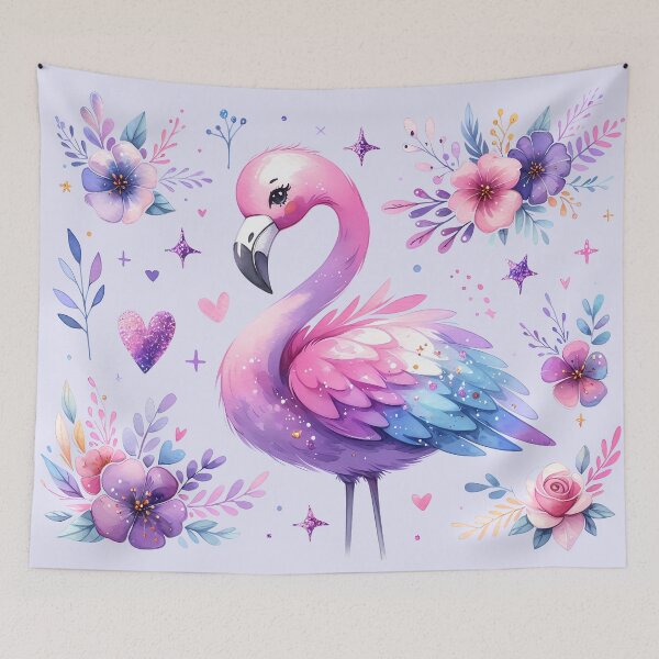 Artikelvorschau, Flamingovogel entworfen und verkauft von PawPrintStyles.