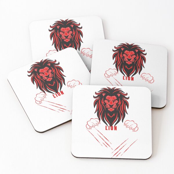 Item preview, red lion designed and sold by ApolloStoreHD.