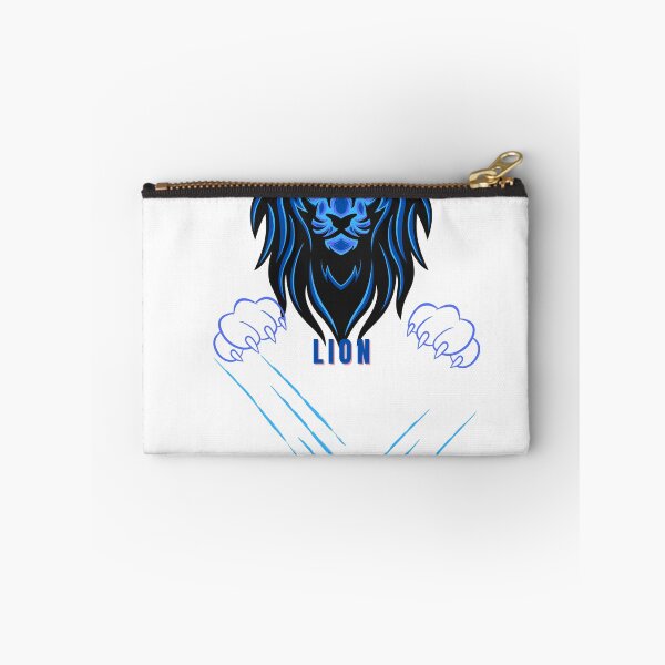 Item preview, blue lion face designed and sold by ApolloStoreHD.