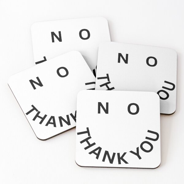 Item preview, No Thank you Smile :)  designed and sold by flirtyandsturdy.